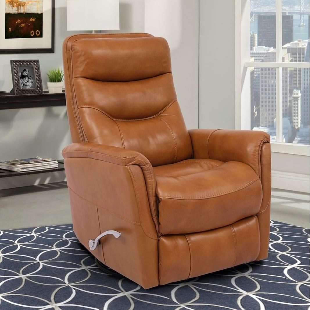 Parker Living Gemini Contemporary Swivel Glider Recliner with Padded